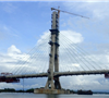 Výstavba mostu na ostrově Balang